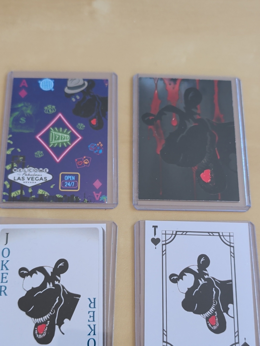 Do You Pooh Tiggum Trading Cards Lot 4 NM Limited To 420 VEGA EDITION